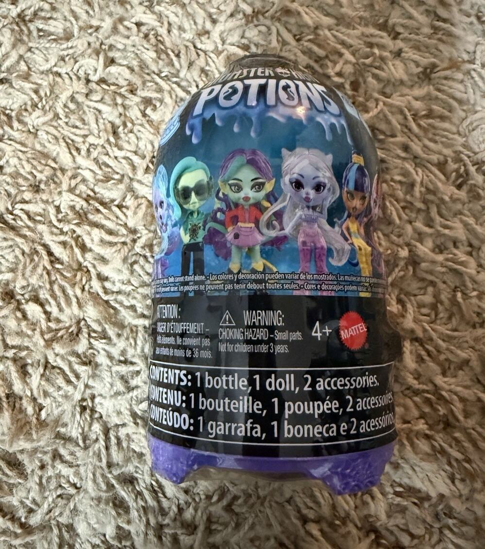 Mattel 2025 Monster High Potions 3” Mini Figure - New & Sealed